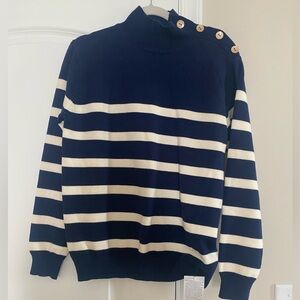 Kirundo Navy Striped Sweater M